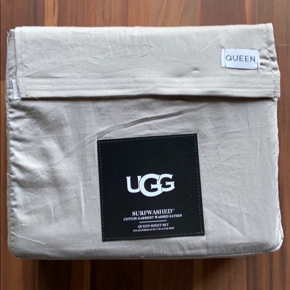 UGG Bedding Ugg Surfwashed 30tc Sheet Set In Seal Grey Poshmark